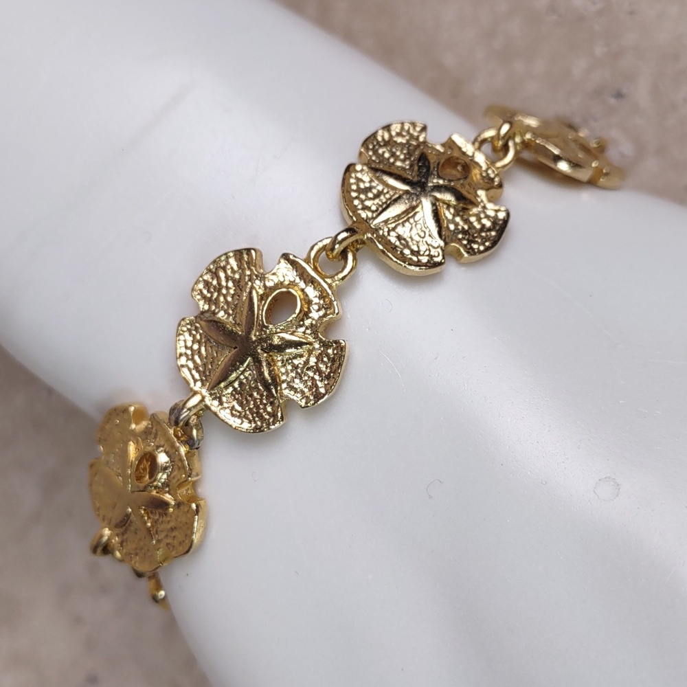 Golden Sand Dollar Bracelet